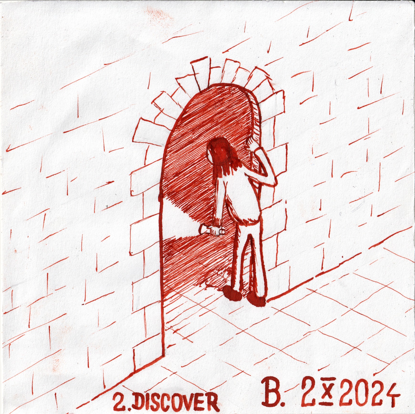 Inktober 2024 day 2: DISCOVER