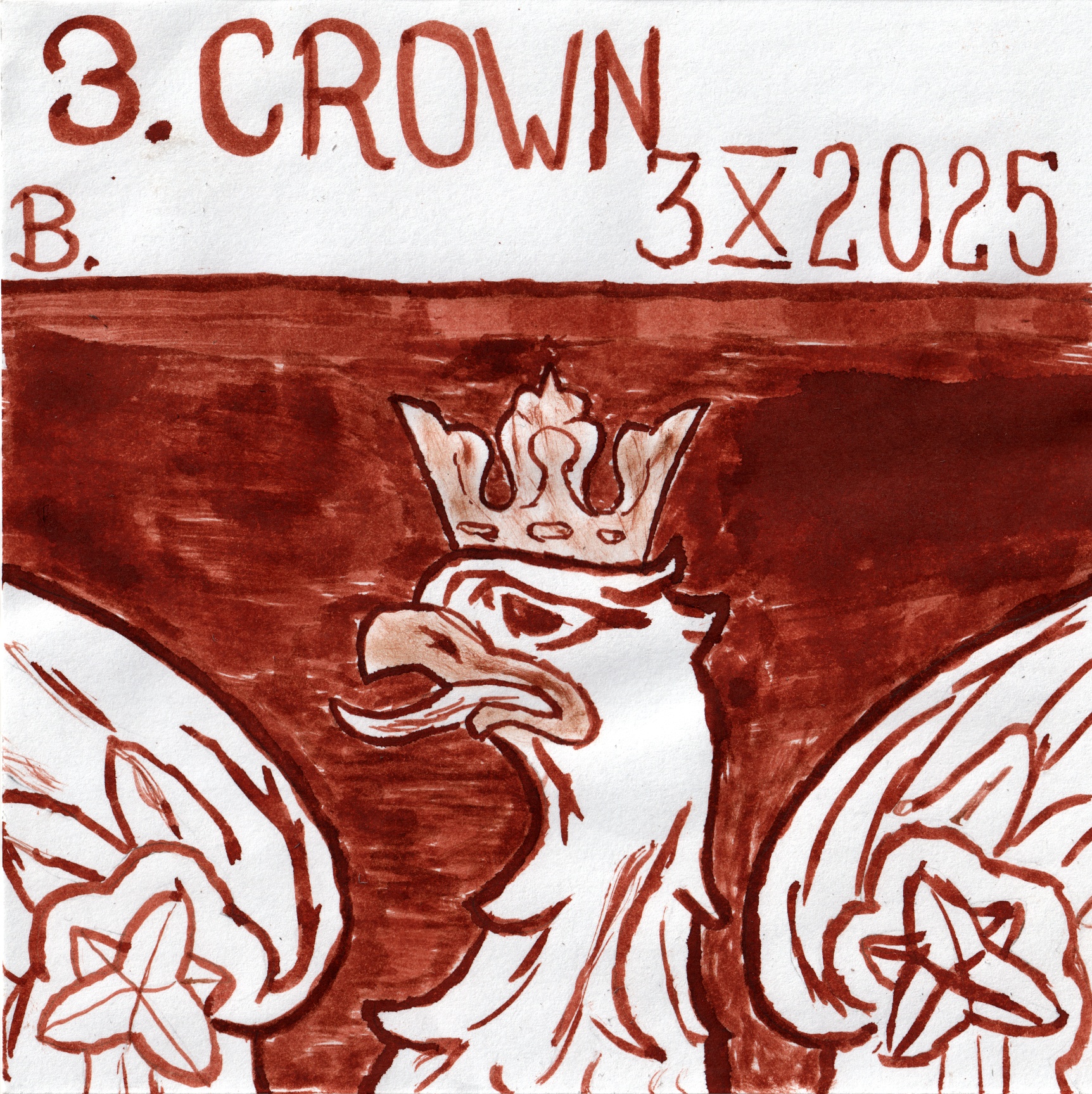 Inktober 2025 day 3: CROWN