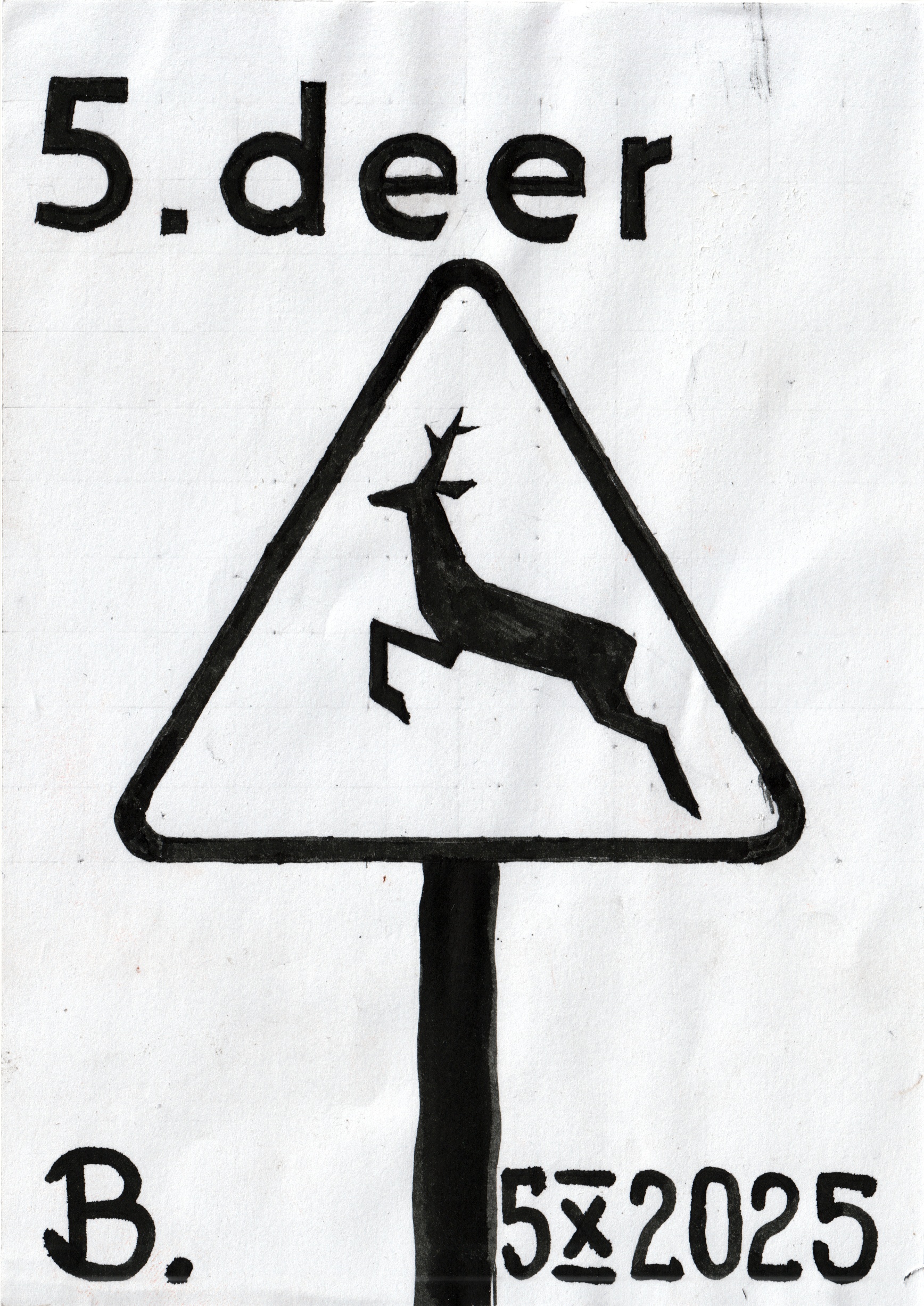 Inktober 2025 day 5: DEER