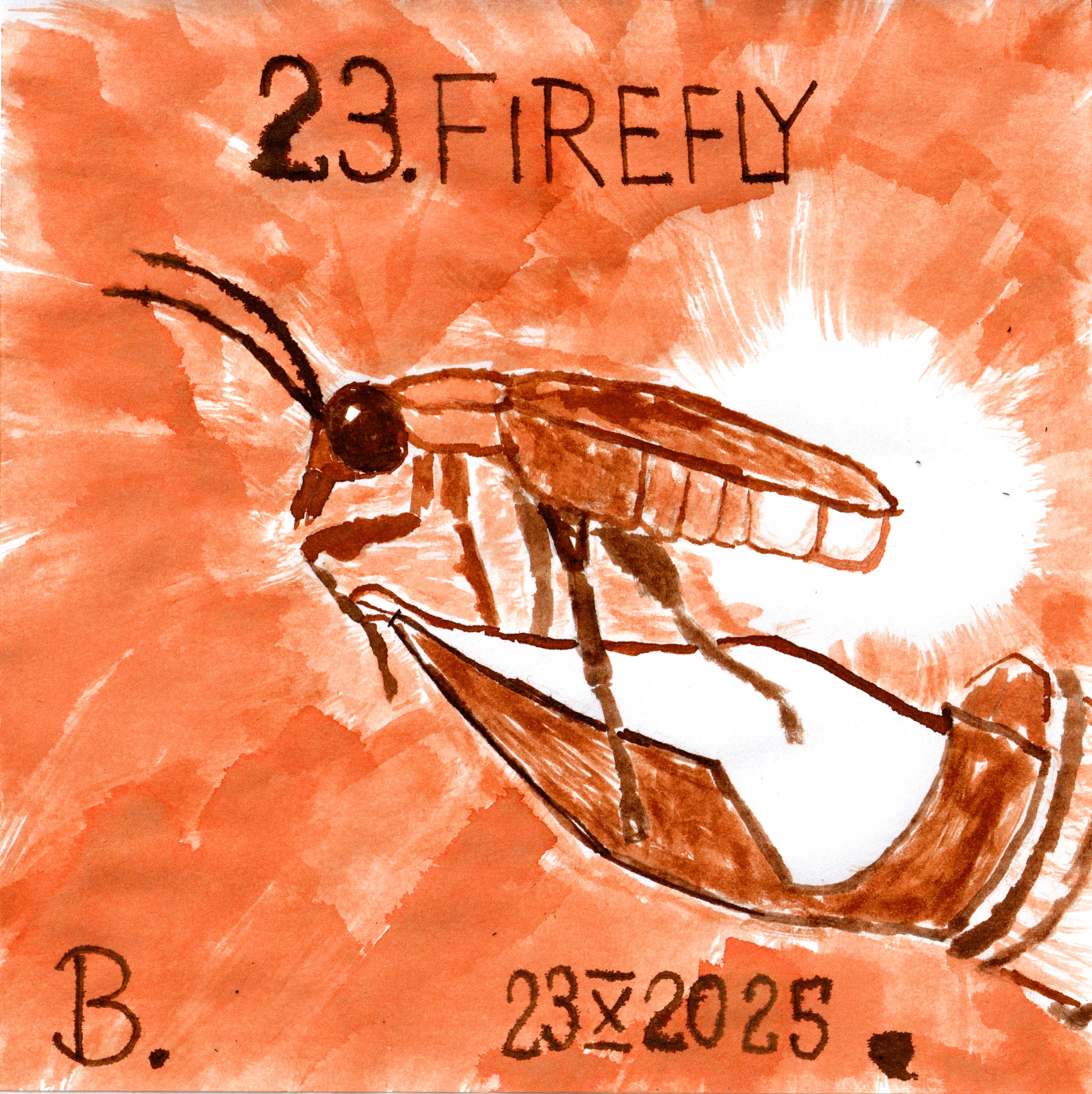 Inktober 2025 day 23: FIREFLY
